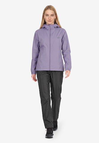 Weather Report Weatherproof jacket 'Pack'way' in Purple