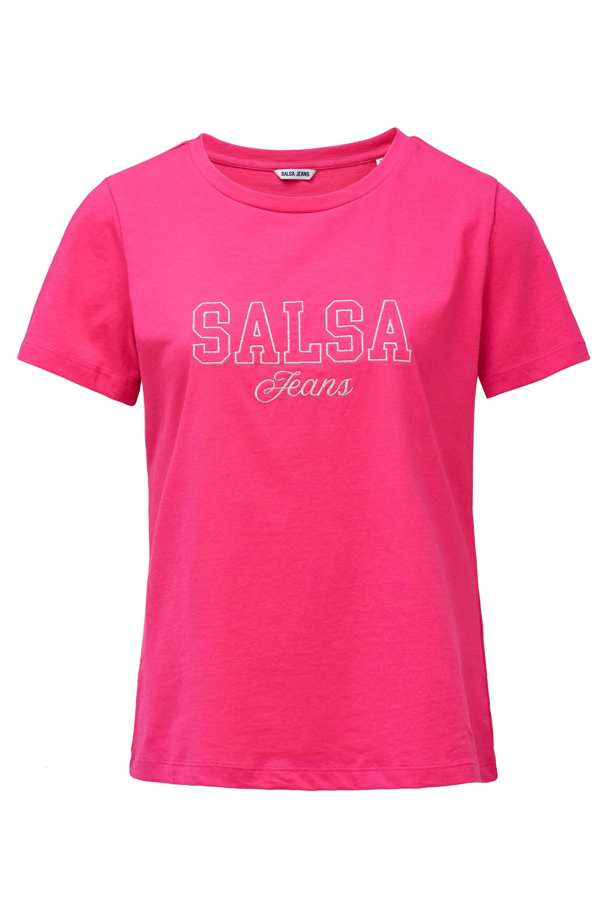 Salsa Jeans T-shirts in Pink: Vorderseite