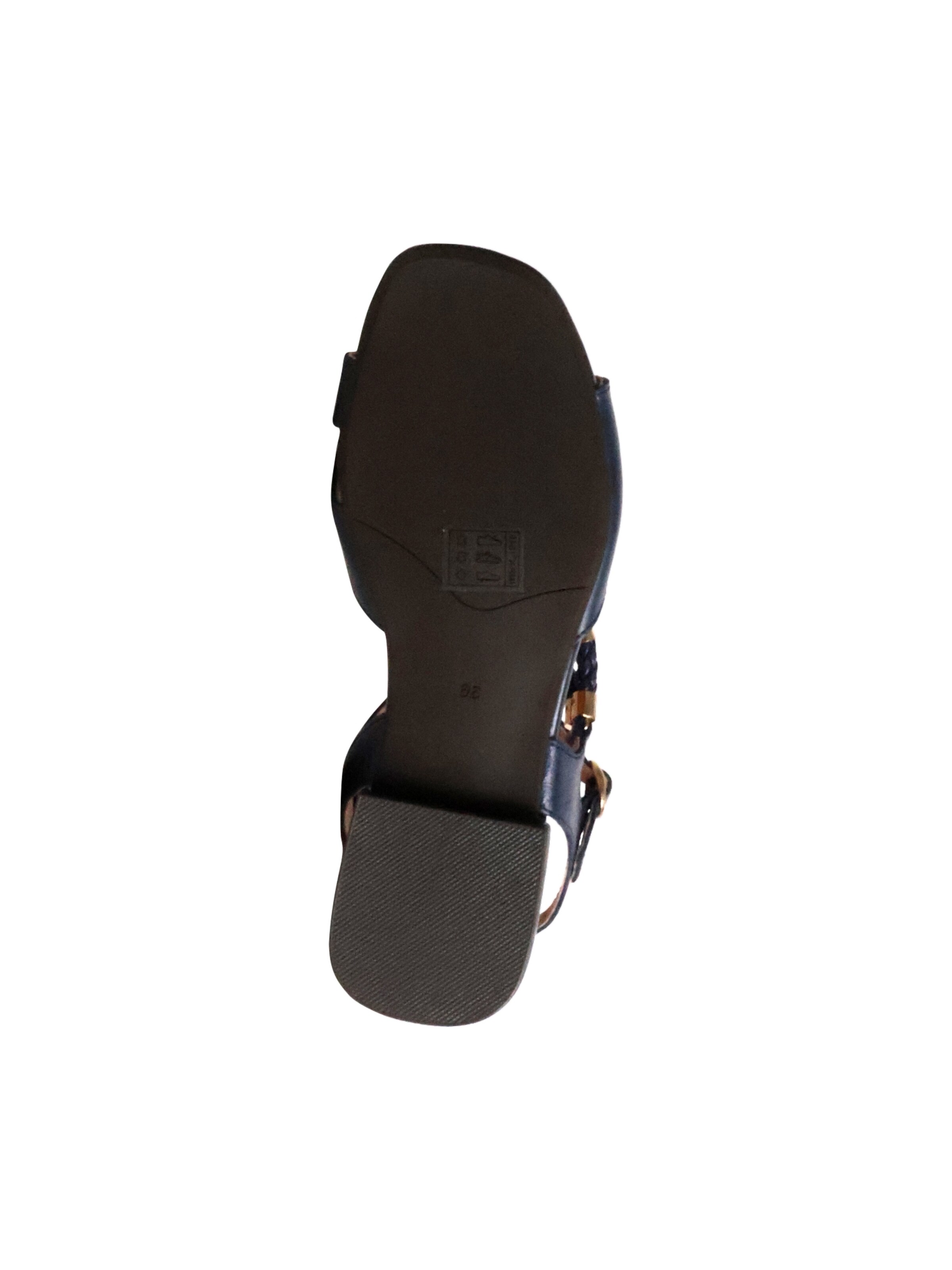 Emilie Karston Sandale 'Clemence Ledersandalen' in Blau