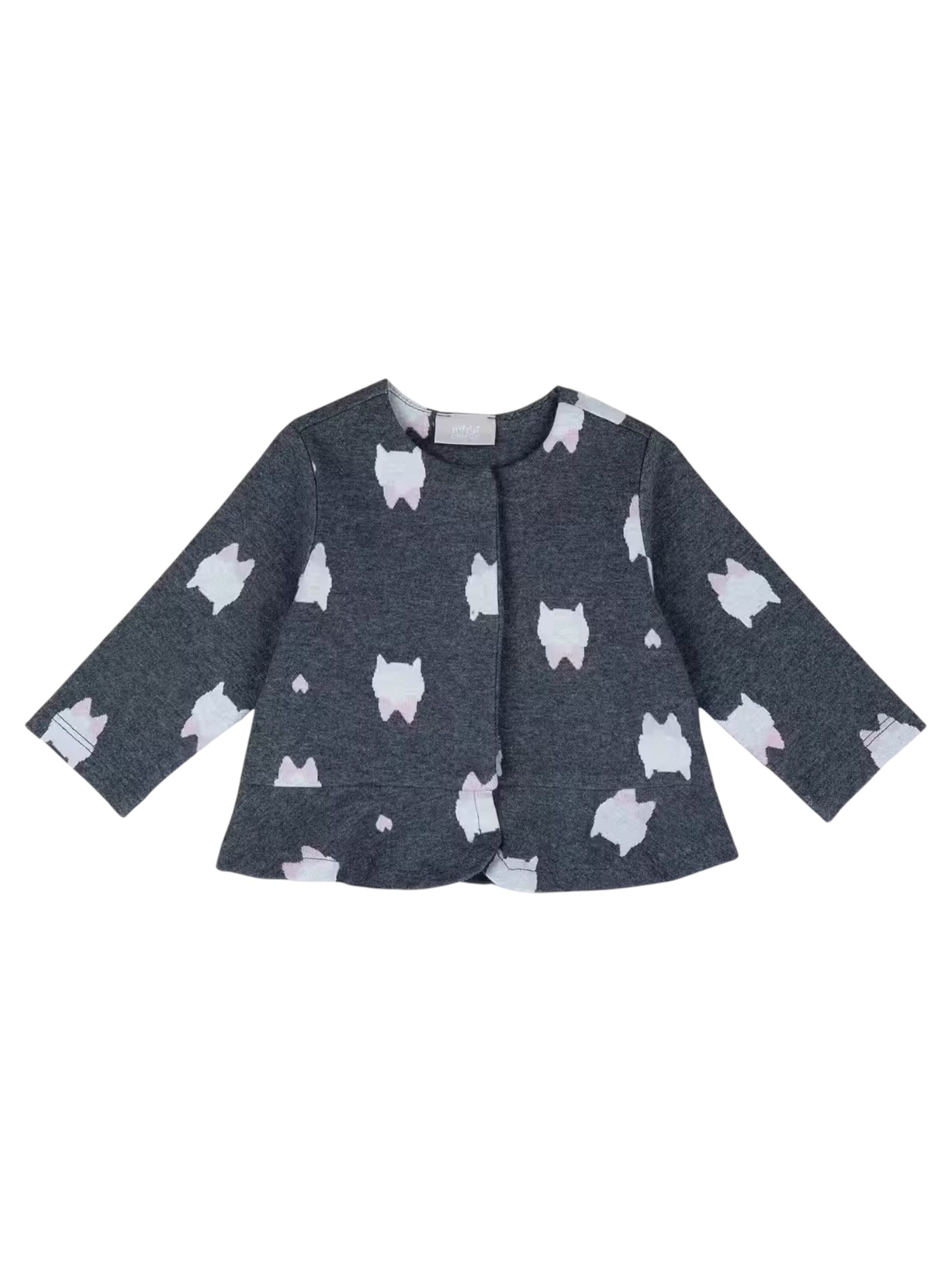 Chicco Knit cardigan in Grey: front