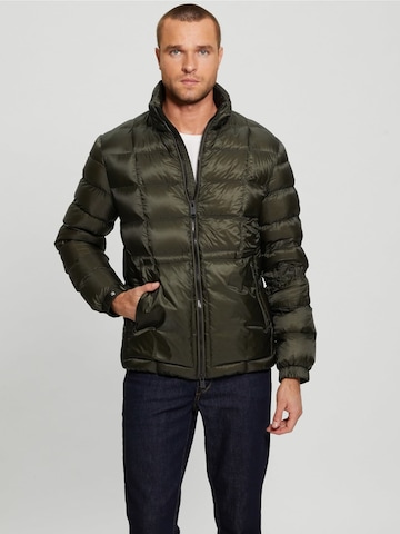 Veste d’hiver GUESS en vert : devant