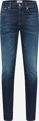 Calvin Klein JeansSlimfit Traperice - plava boja: prednji dio