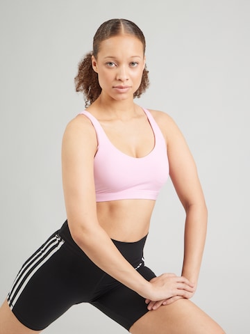 ADIDAS PERFORMANCE Bustier Sportmelltartók 'ALL ME ESS' - rózsaszín: elől
