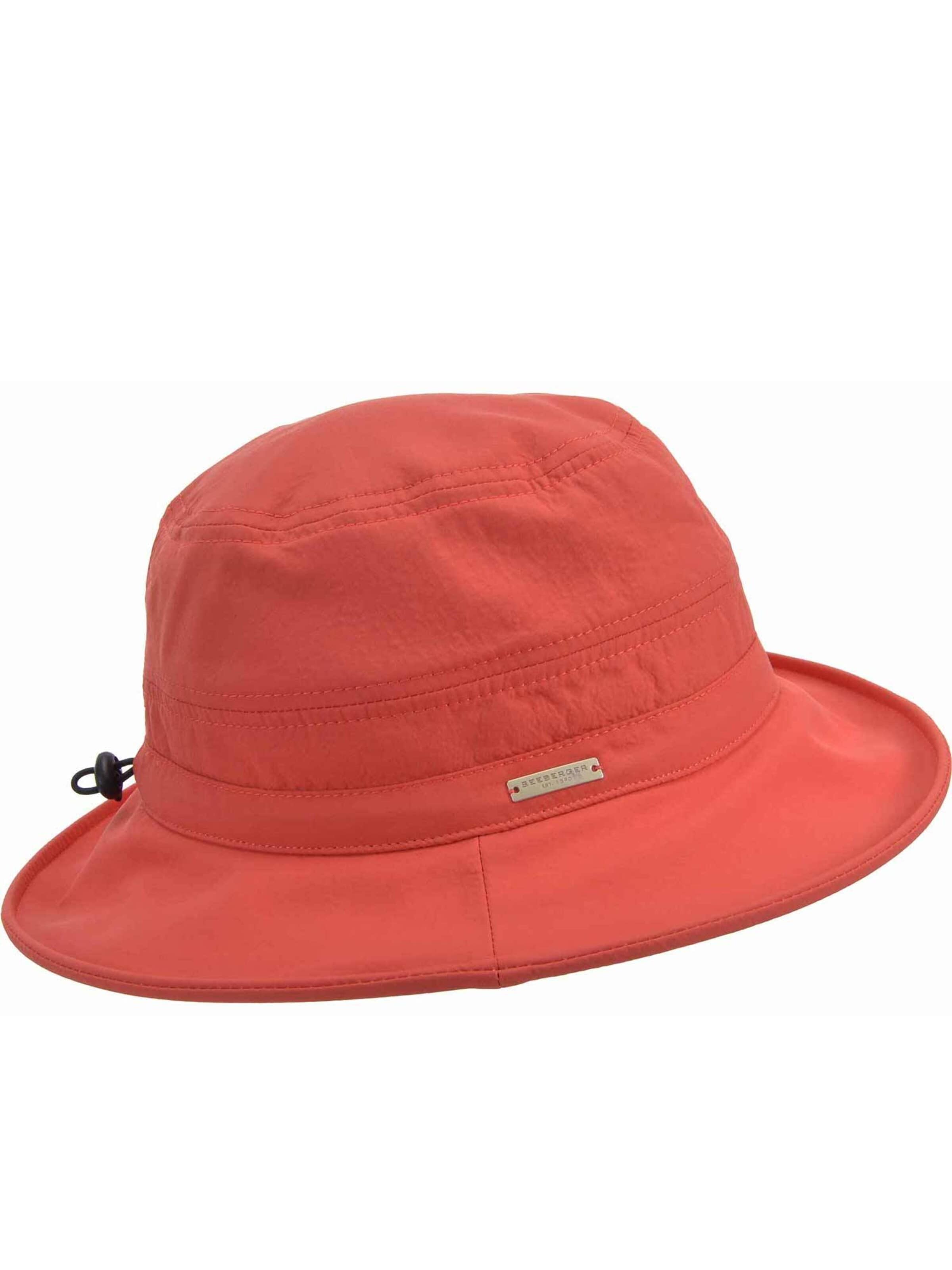 Seeberger Hat 'Hut' in Orange: front