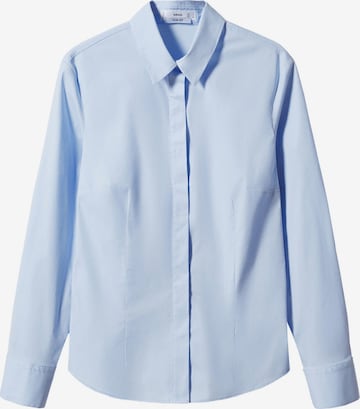 MANGO Blouse 'SOFIA' in Blauw: voorkant