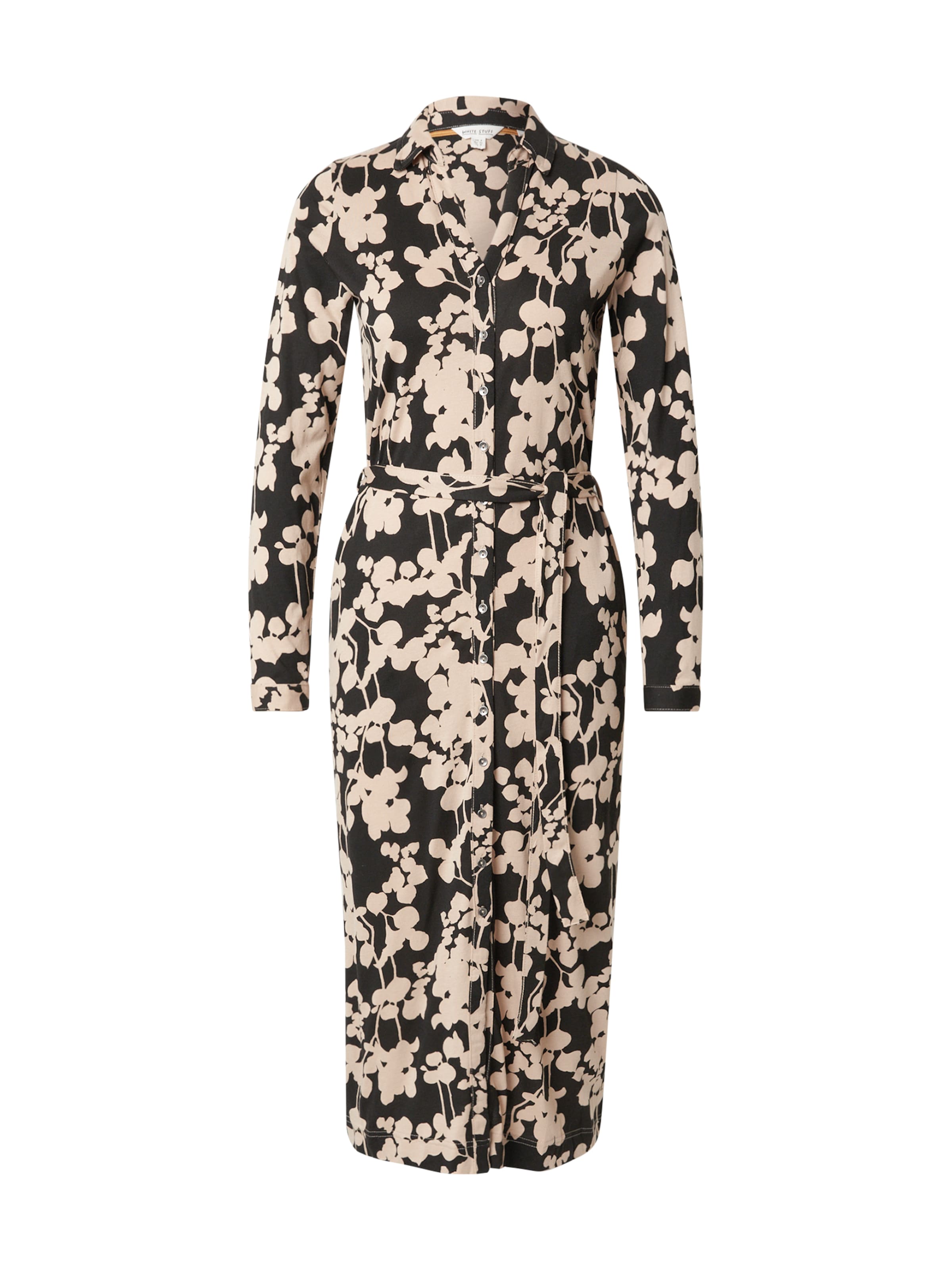 Robe-chemise &#x27;Annie&#x27; WHITE STUFF en noir : devant