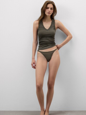 INTIMISSIMI String 'Ultralight' in Grün: Vorderseite