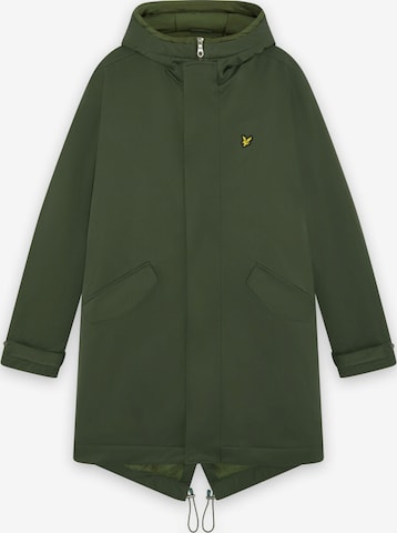 Lyle & Scott Mantel in Grün: Vorderseite