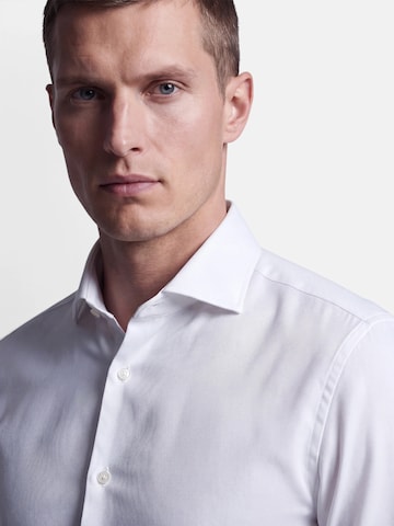Vercate Slim fit Zakelijk overhemd 'Twill' in Wit