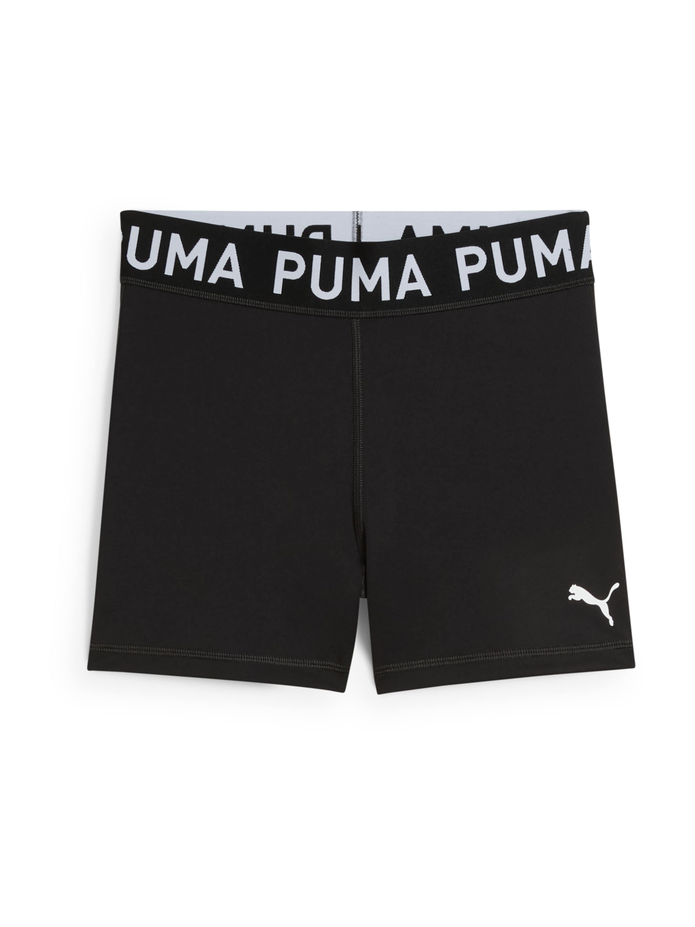 PUMA - Skinny Pantalón deportivo 'Strong 3' en negro: frente