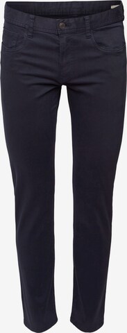 ESPRIT Slimfit Chino in Blauw: voorkant