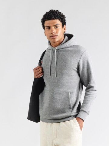 SELECTED Sweatshirt 'SLHZDAN' in Grijs: voorkant