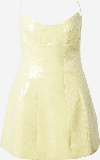 Rochie 'BRANCA' pe 34 Bardot pe galben deschis, Vizualizare produs