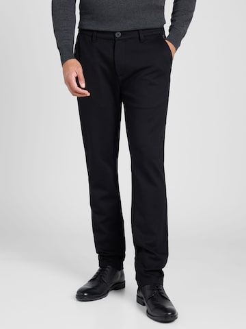 BLEND - Regular Calças chino 'Bhlangford' em preto: frente