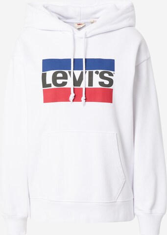 Sweat-shirt 'Graphic Standard Hoodie' LEVI'S ® en blanc : devant