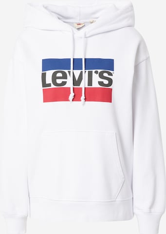 LEVI'S ® Tréning póló 'Graphic Standard Hoodie' - fehér: elől