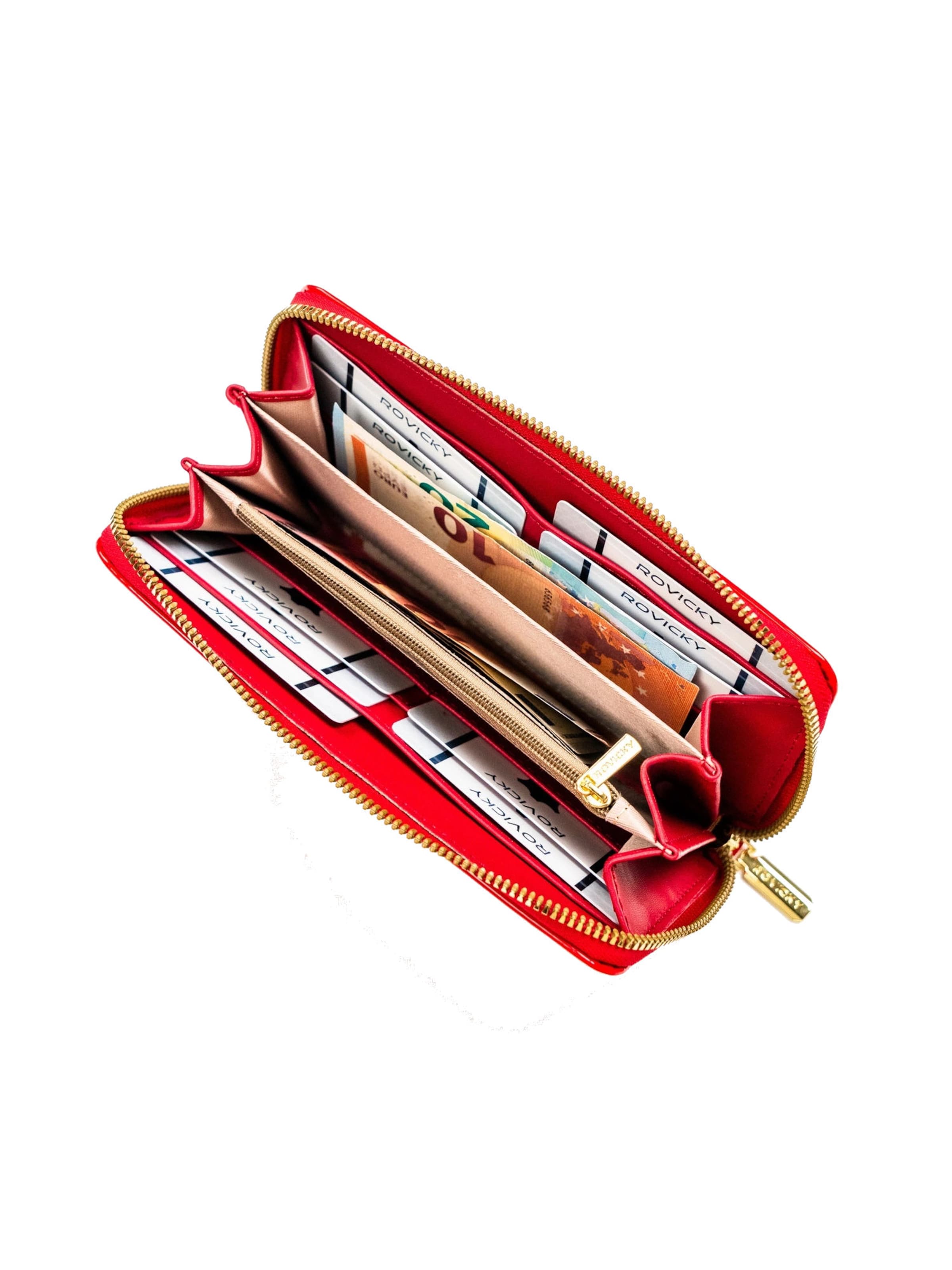 Tomshop24-7 Wallet 'Rovicky Eco Lack' in Red