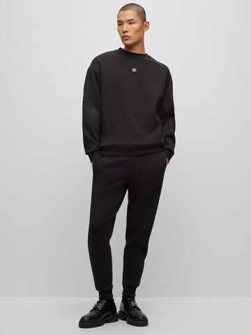 HUGO Sweatshirt 'Dettles' in Schwarz