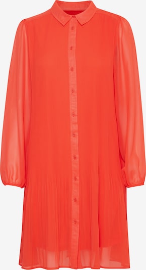 ICHI Robe-chemise 'NALLY' en rouge orangé, Vue avec produit