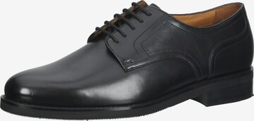 Gordon & Bros Lace-Up Shoes in Black: front