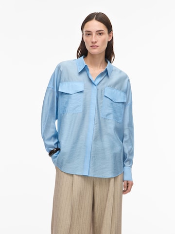 Camicia da donna di ROUGE EDIT in blu: frontale