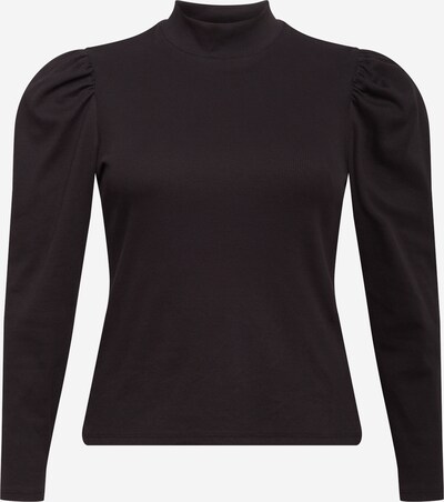 PIECES (Curve) Shirt 'Anna' in de kleur Zwart, Productweergave