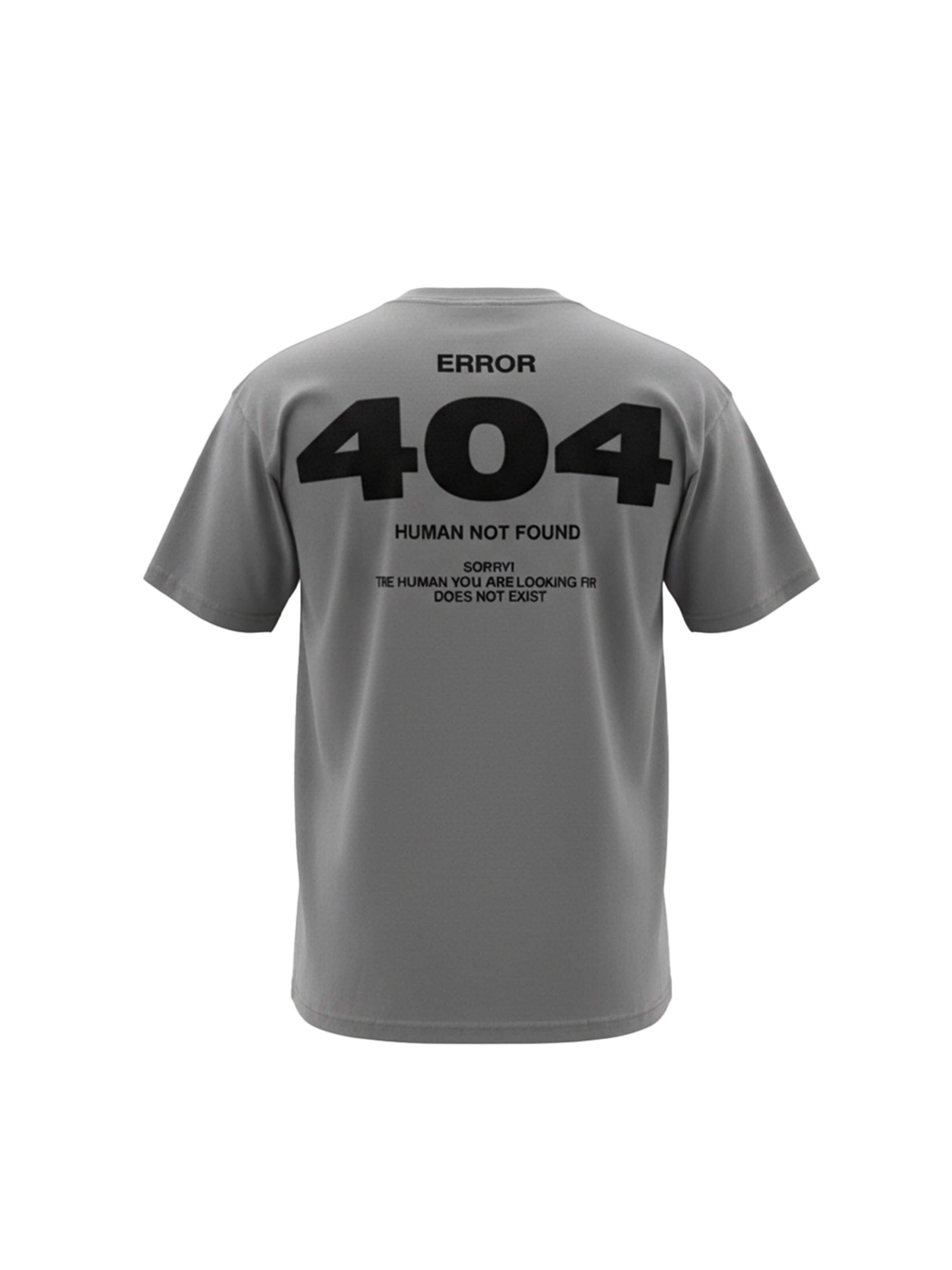 Kleidermafia T-shirt 'Oversize 404 T-shirt - Grey' i grå