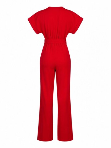 BIBI SAKALIEVA - Jumpsuit 'Red Wide-Leg Jumpsuit' en rojo