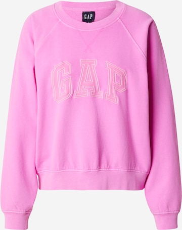 Sweat-shirt GAP en rose : devant
