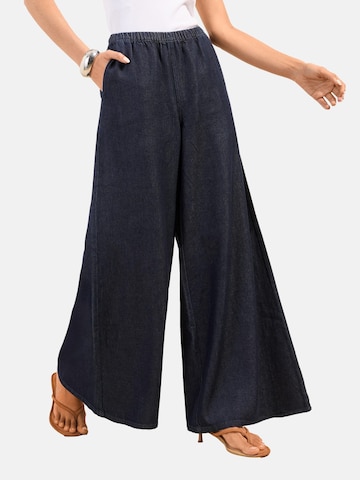 Friends Like These Широки крачоли Дънки в синьо: отпред