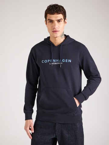Lindbergh Sweatshirt 'Copenhagen' i blå: framsida