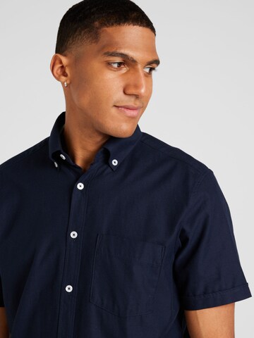 s.Oliver - Regular Fit Camisa em azul