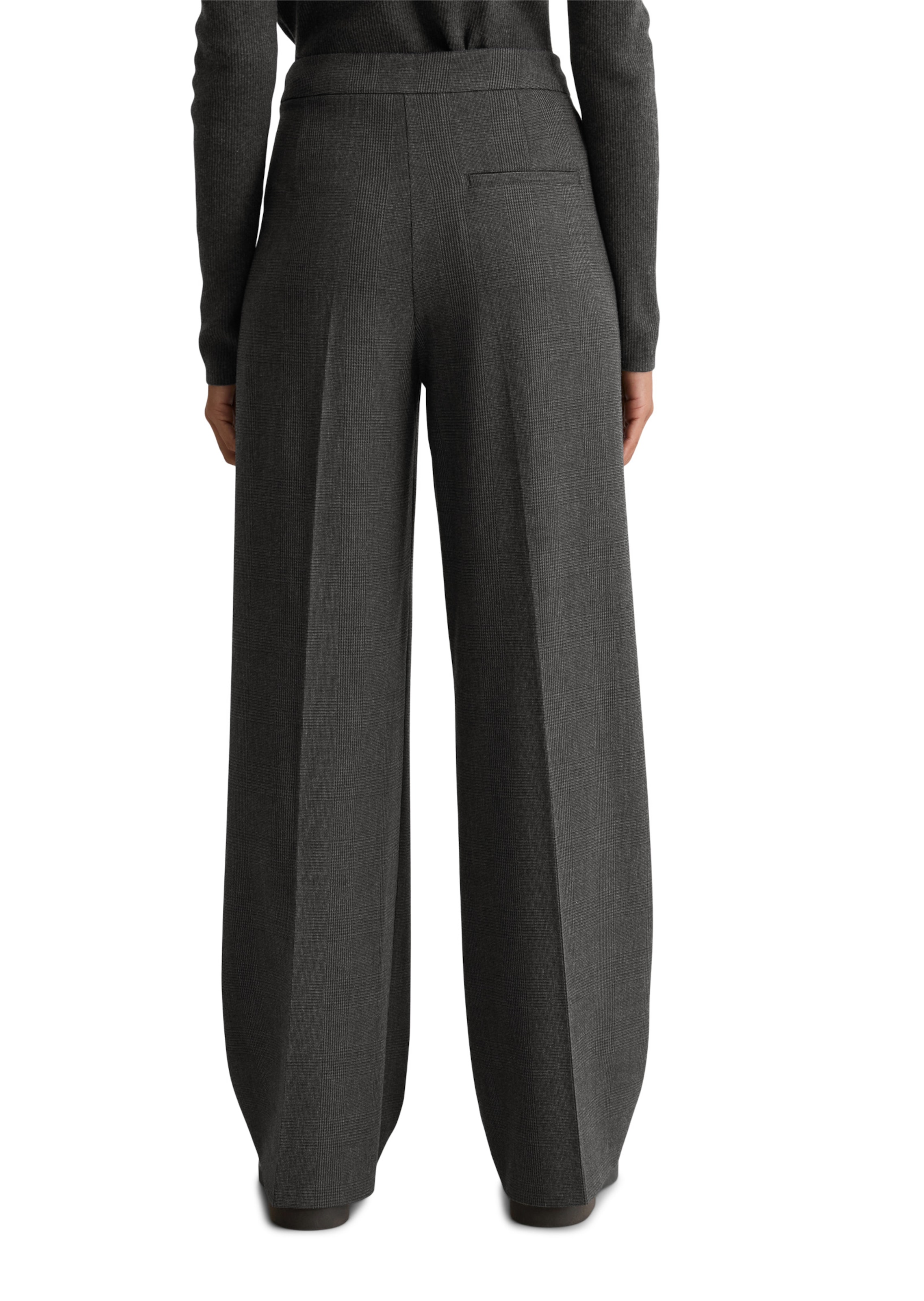 Marc O'Polo Wide Leg Hose in Grau