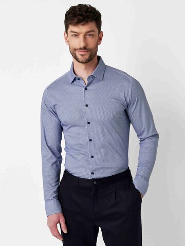 DESOTO Slim Fit Hemd‌‌‌‌‌‌‌‌‌‌ in Blau: Vorderseite