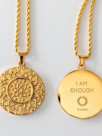 Divasya Kette 'I am enough'‌‌ in Gold
