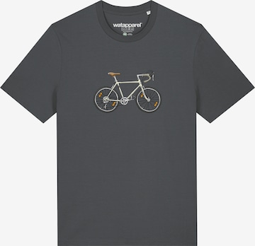 Maglietta ' Doodle Bike ' di Watapparel in grigio: frontale