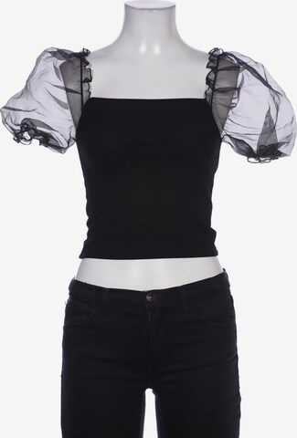New Look Petite Top & Shirt in S in Black: front