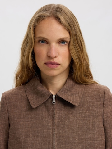 SELECTED - Chaqueta de entretiempo en marrón
