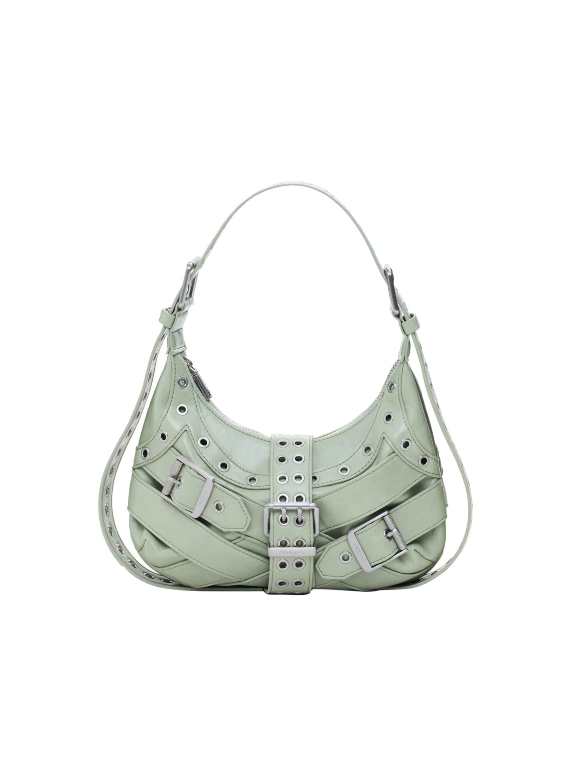 Desigual Olkalaukku värissä vihreä: etupuoli