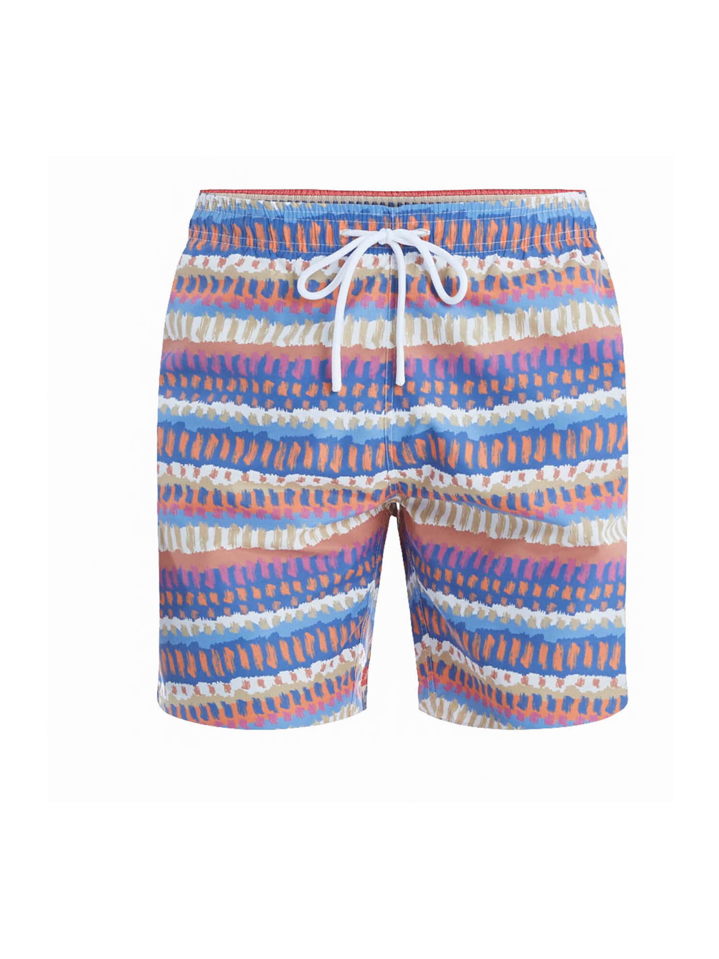 Blackspade Swimming shorts ' Short Print ' in Mixed colours: front