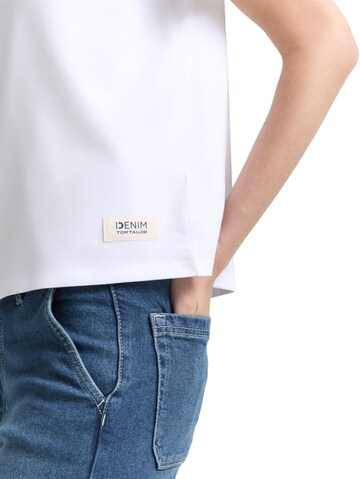 TOM TAILOR DENIM Shirt in Wit