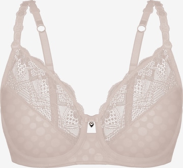 sassa BH 'DOT & BLOSSOM' in Beige: voorkant