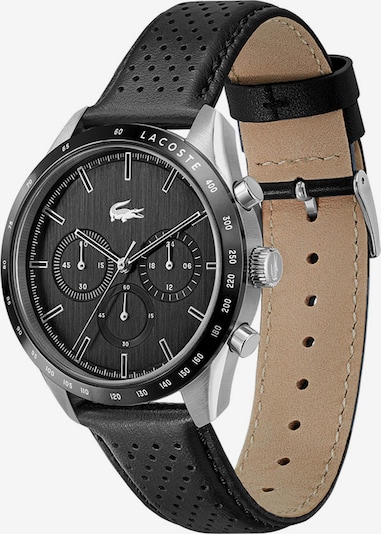 LACOSTE Analogni sat u crna / srebro, Pregled proizvoda