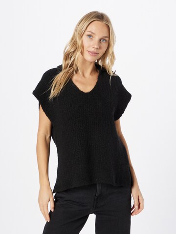 Pull-over Smith&Soul en noir : devant