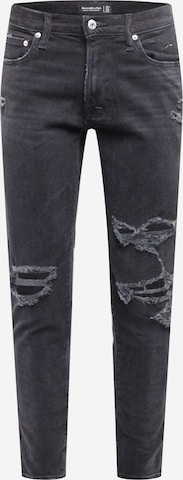 Abercrombie & Fitch Skinny Jeans in Schwarz: predná strana