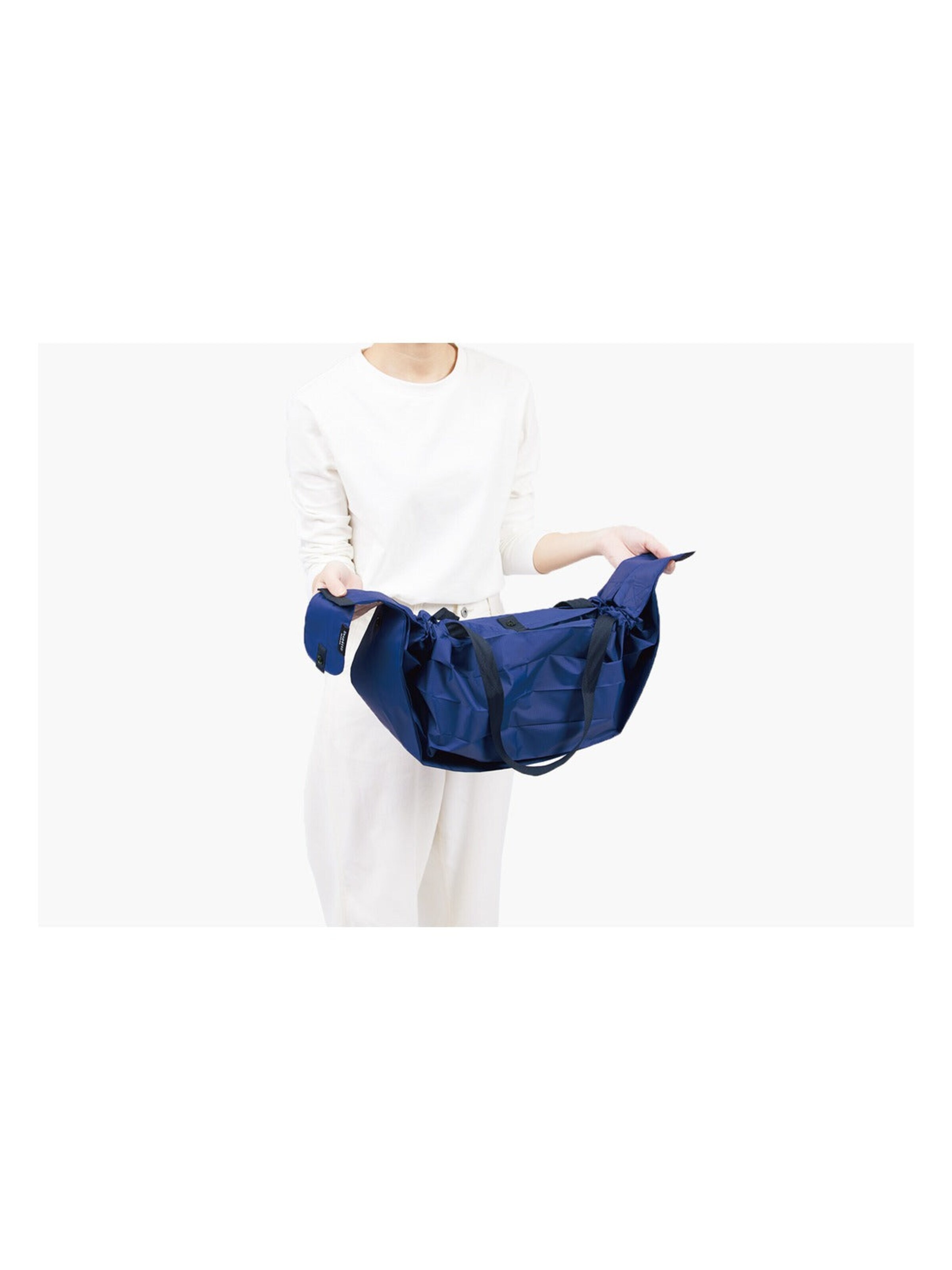 Shupatto Shopper 'Compact Bag L' in Blue