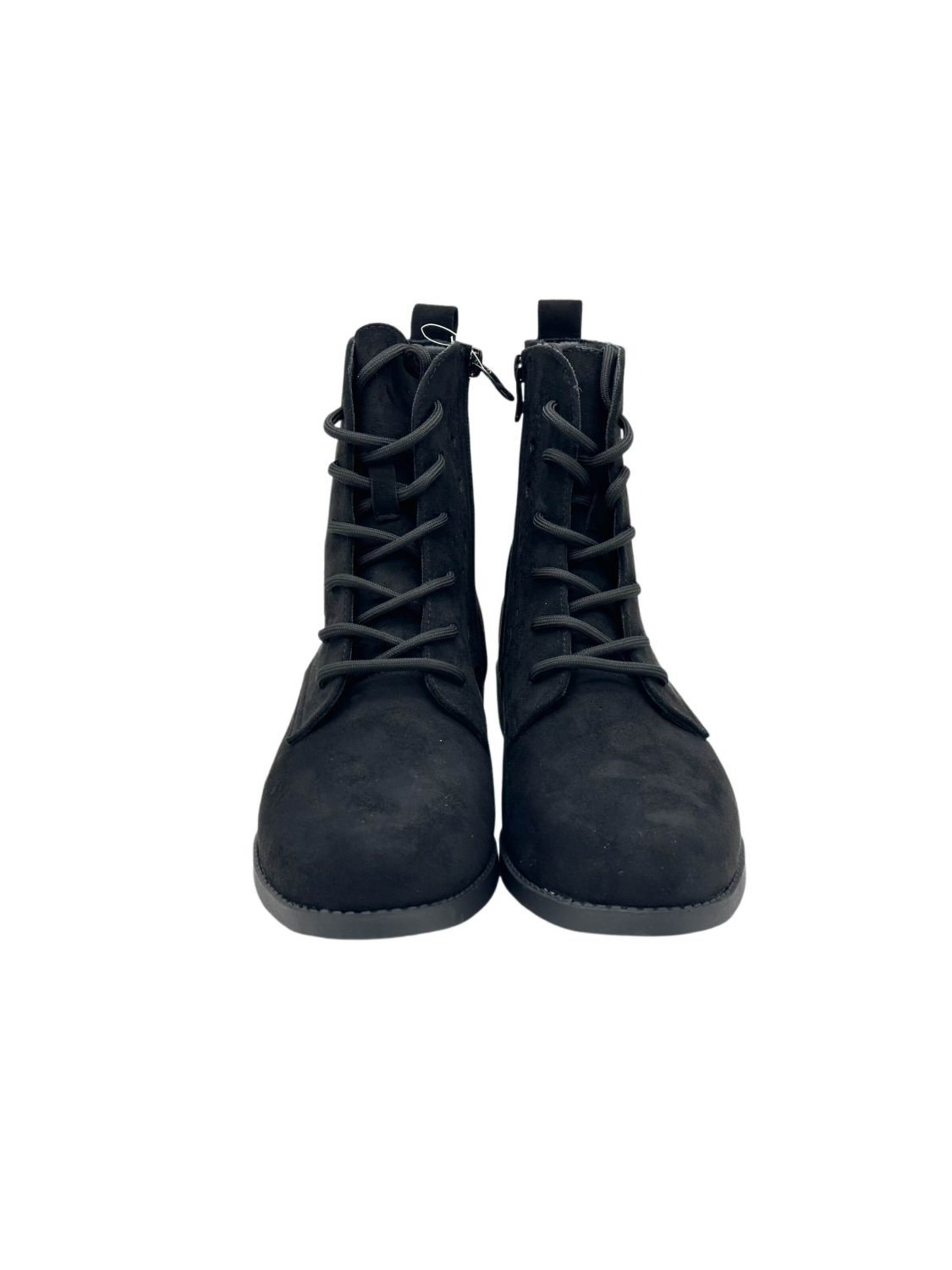 Nowaland Schnürstiefelette‌ in Schwarz