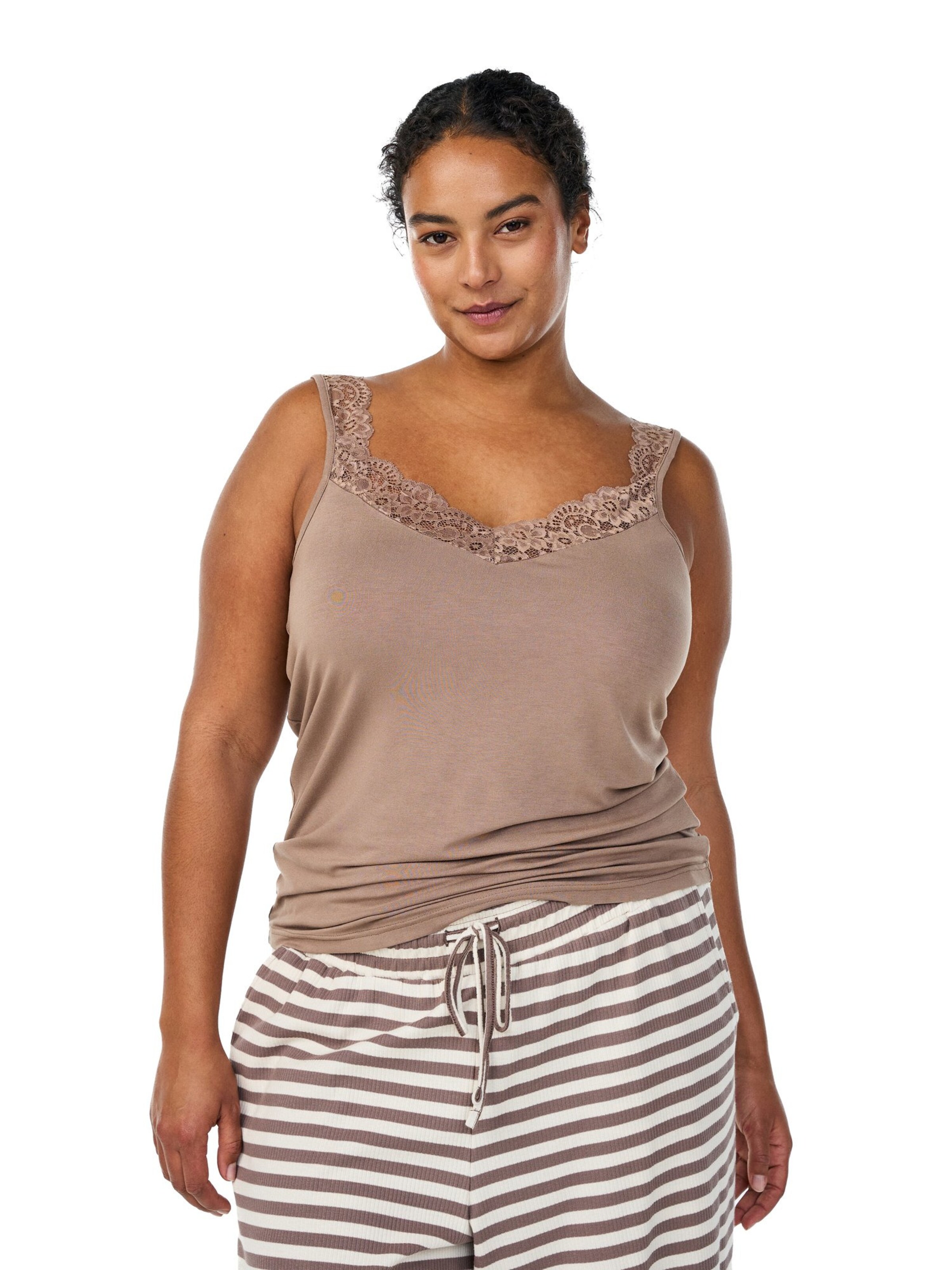 Zizzi Топ 'Mcassie' в Серый: спереди