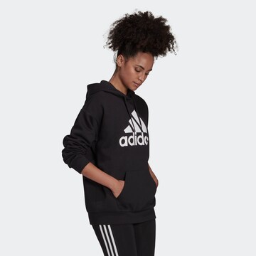 ADIDAS SPORTSWEAR Sportief sweatshirt 'Essentials Logo friend Fleece' in Zwart