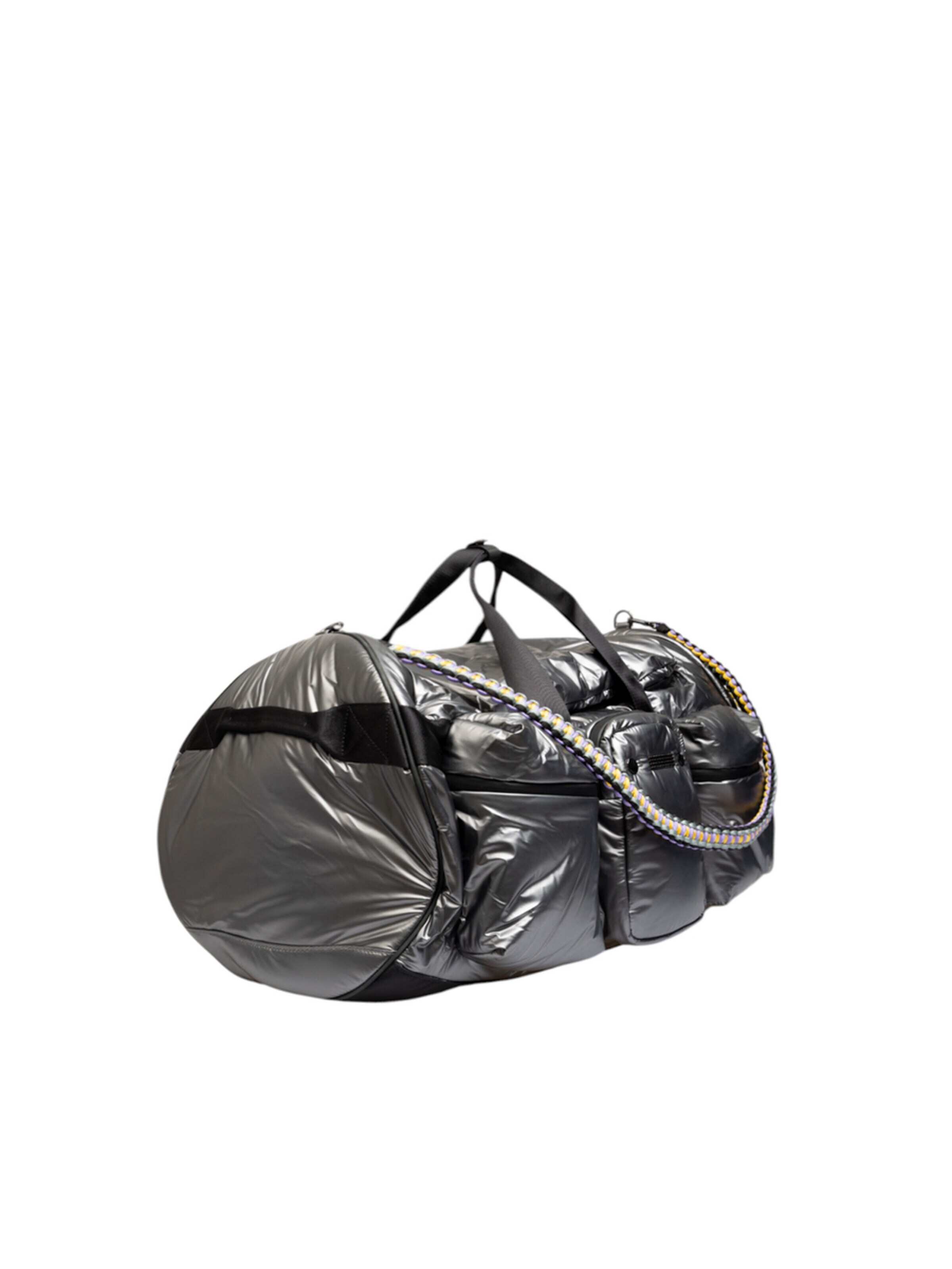 Clio Weekend bag 'DISCOVERY NYLON' in Silver